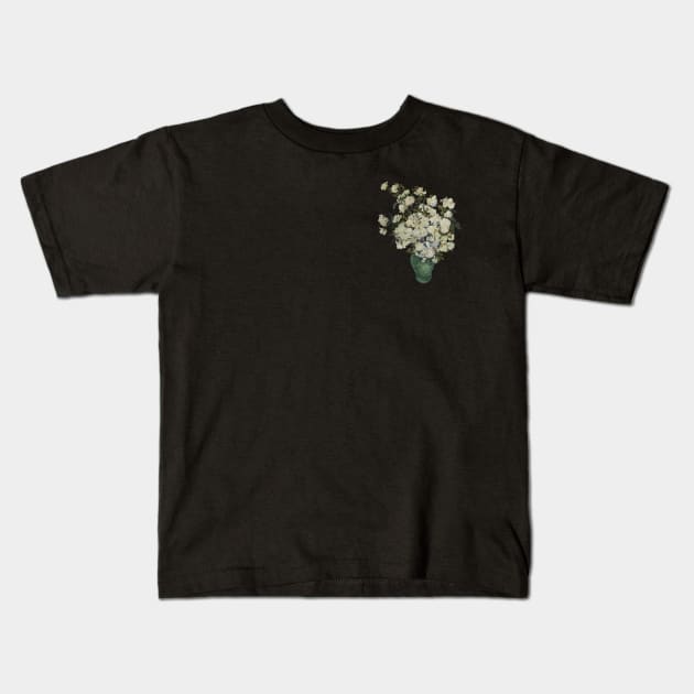 Van Gogh Roses Kids T-Shirt by thedailyart